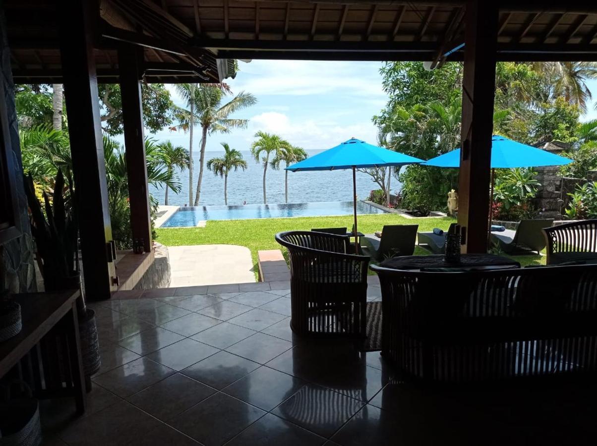 Absolute Beachfront, Paradise, 3Br Villa With Private Pool On 1200M2 Of Tropical Land Tulamben  Bagian luar foto